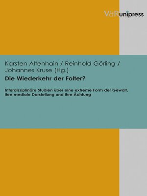 cover image of Die Wiederkehr der Folter?